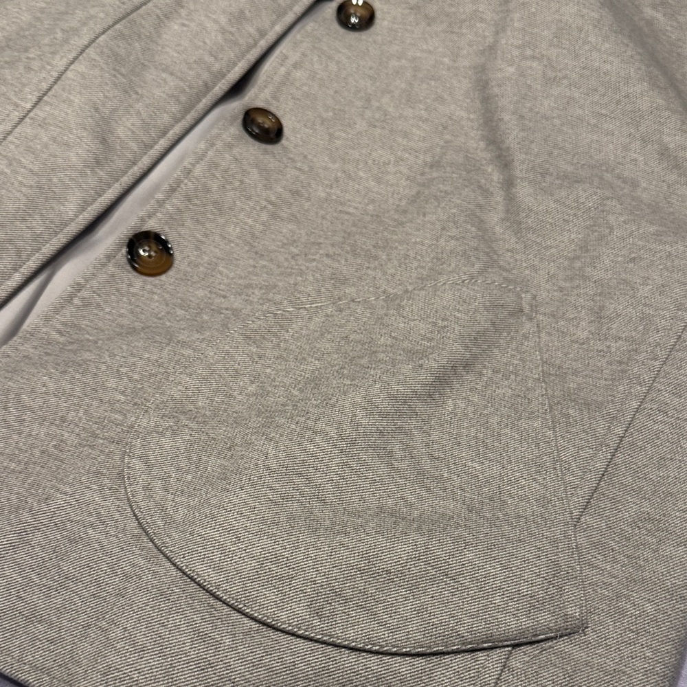 Gray Button-Up Jacket - Picture 3 of 4